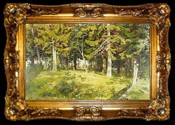 framed  Ivan Shishkin Glade in a Forest, ta009-2